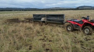 Trough with 4 wheeler