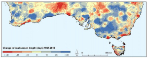 frost risk change